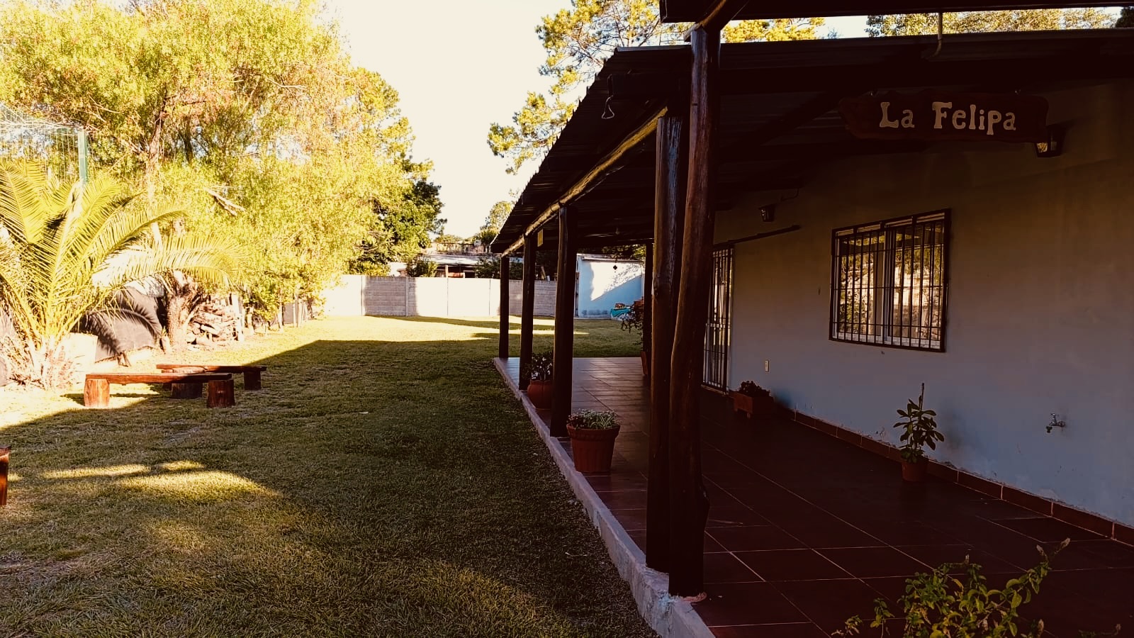 Área de estar cubierta